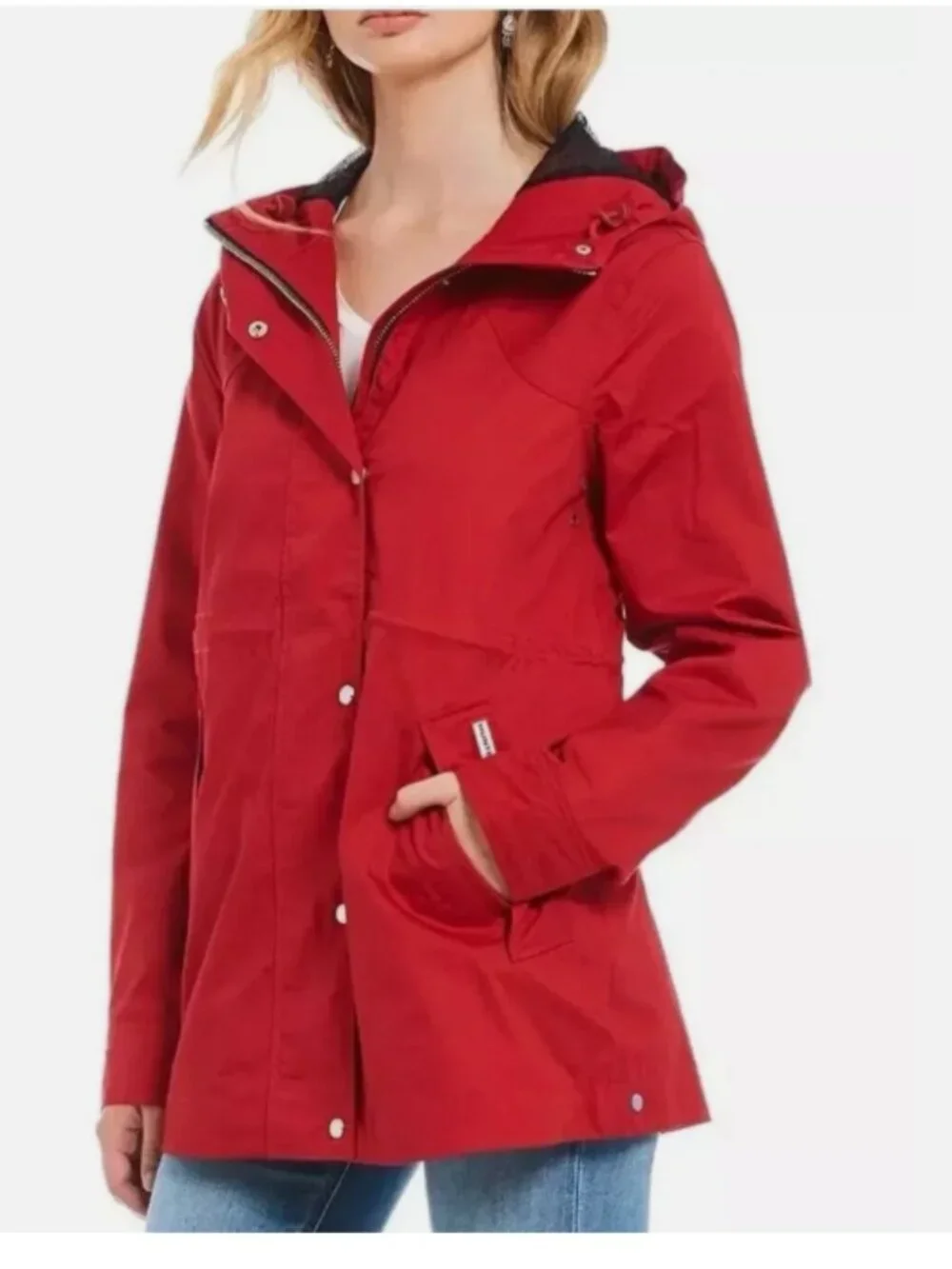 Hunter Ladies' Rain Jacket Red Small